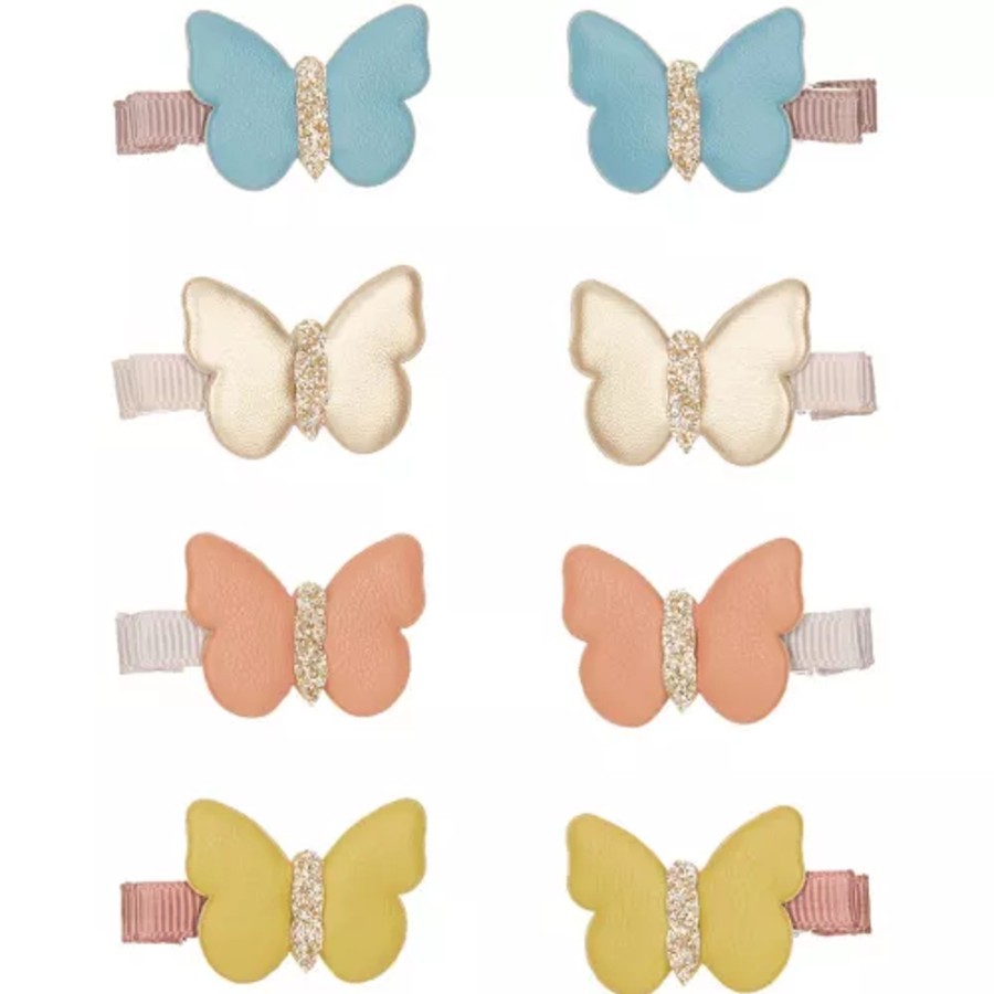 Kinderkamer & Lifestyle mimi & lula  | Mimi & Lula Haarclipjes Garden Butterfly - 8St